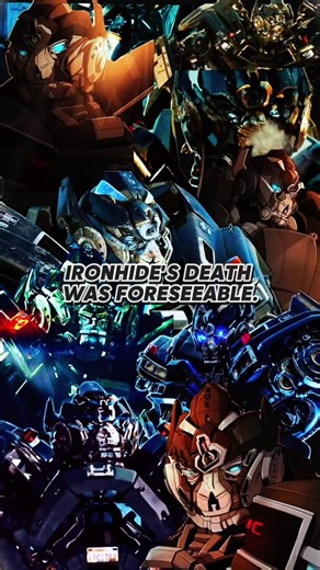 Ironhide's death was foreshadowed.#Transformers # #Foryou #Us #fyp