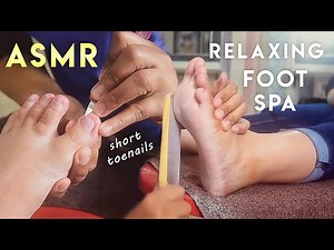 ASMR Pedicure | Tidying Up My Already Shortened Toenails