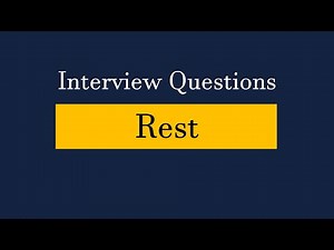 Rest Interview Questions/Interview Preparation