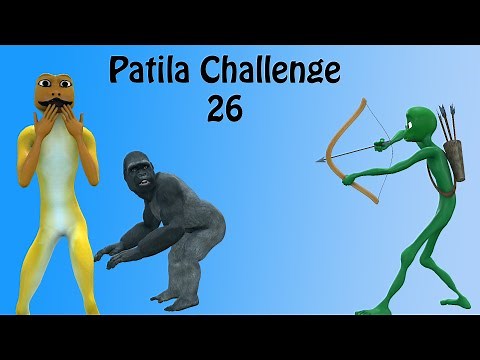Patila Challenge 26. Patila, Dame Tu Cosita & Funny Gorilla Comedy Animated Short Film