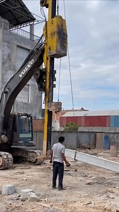207K views · 1K reactions | Concrete driven piles insertion technique | Civil Engineering | Facebook