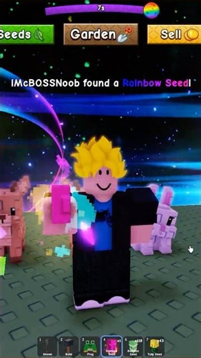 I Got My First Random Rainbow Seed in GROW A GARDEN 2 #roblox #growagarden2