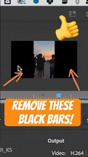 Premiere Pro: Export Vertical Video Without Black Bars #shorts