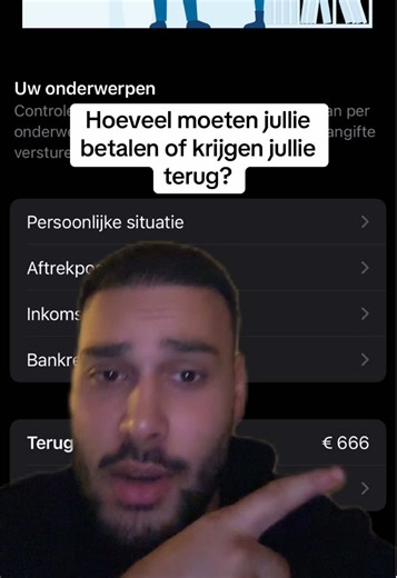 (Belastingaangifte) Het bedrag is wel een beetje sketchy maar oke