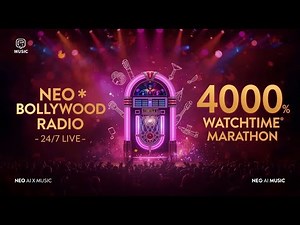 🎶 Neo Bollywood Radio – 24/7 AI Music Marathon (Live Jukebox) #looplive #endlessmusic #hindisongs