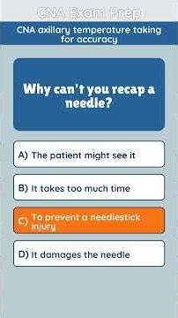 CNA axillary temperature taking for accuracy#nursingassistant #certifiednursingassistant #cnaskills