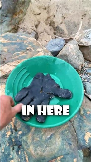 Will I find Gold in this old glove I found at the River?