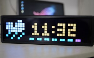 matrix天气时钟 esp8266物联网天气时钟 三天天气预报 sntp 和风天气api 类AWTRIX