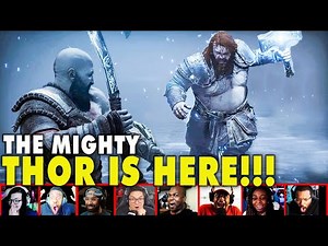 Gamers Reaction To Seeing THOR In God Of War Ragnarok Playstion State Of Play | Mixed Reactions