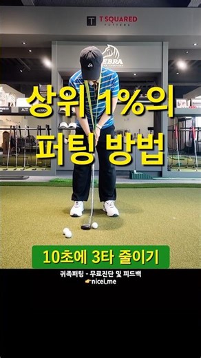 퍼팅 상위 1% 들의 퍼텡 방법. 댓글로 무료진단 입력시 처방전 드립니다. #귀족퍼팅 #노블퍼팅 #퍼팅 #나이스메이커스