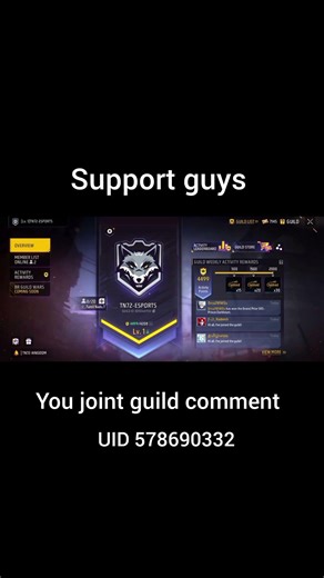 guild players comment guys 🔥🔥🔥
