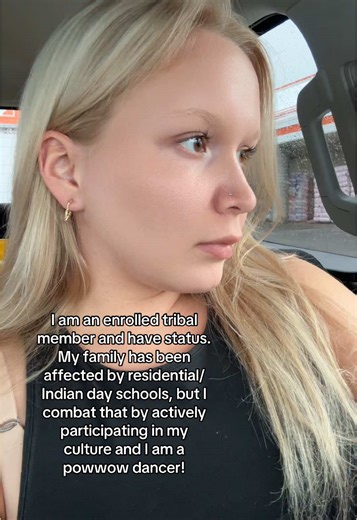 Like it’s not obvious lol. Indigenous people of mixed ethnic backgrounds are allowed to exist within their culture without constantly needing to clarify what/who we are. Obviously there’s a time to discuss white/white passing privilege, but some conversations and perspectives I have come from my Anishinaabe side, and discussing my culture doesn’t always need a label stamped on it. Sometimes, I’m just an Anishinaabe kwe when I sit in ceremony. l #fypシ゚viral#indigenous#nativetiktok#fyp#fyp#foryoup