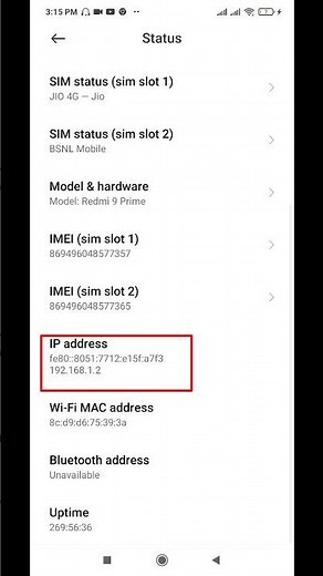how to find IP ADDRESS in your mobile phone | how to check ip address in mobile phone