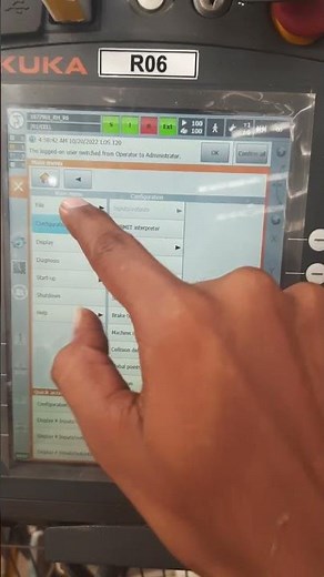 Kuka robot backup explain