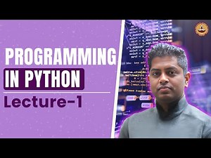 L1: A quick introduction to variables | programming in python