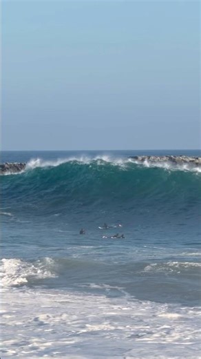 The swell is here at THE WEDGE! #TheWedge #NewportBeach #OrangeCounty