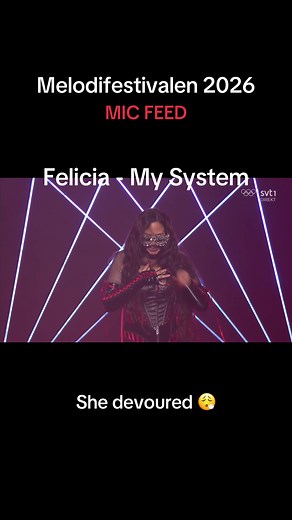 Felicia's My System Performance at Melodifestivalen 2026