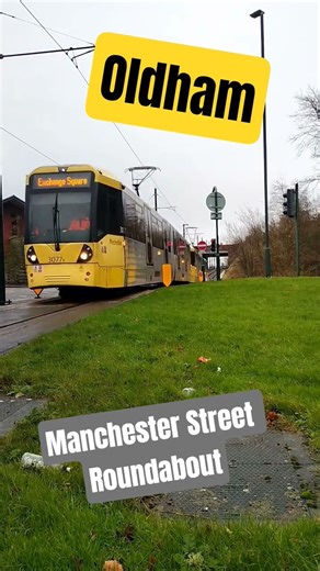 Oldham Manchester Street Roundabout 3077 + 3064