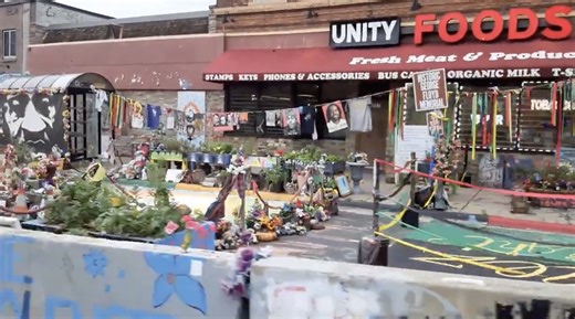 Driving through George Floyd Square at 38th and Chicago in Minneapolis on May 21, 2024. | Center of the American Experiment