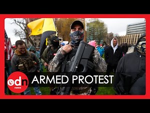 Armed Protestors Storm Inside Michigan Capitol Building to Demand End of Lockdown