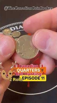 2 Rolls of Quarters… Here’s What I Found 👀 #canadiancoins #coin