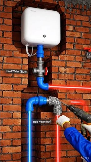 🚿 Complete Bathroom Plumbing Installation Step-by-Step | WC, Shower, Basin & Geyser Full Guide #