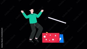 Shopping Cash back Motion Graphic Rendering with Transparent Alpha Channel