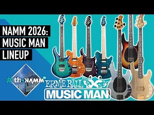 NEW Music Man Guitars & Basses | Anniversary Stingray & Axis, Petrucci, Darkray II | #thoNAMM26