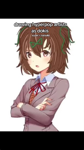 Drawing Hyperpop Artists as Dokis — Vyzer Natsuki Fanart Tutorial