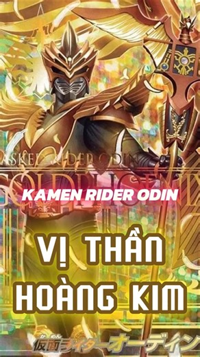 Con rối hoàng kim của Sis-con mạnh nhất lịch sử: Kamen Rider Odin #kamenriderodin #tokusatsu #anime