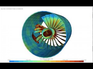 Simulation of Fan Blade containment test