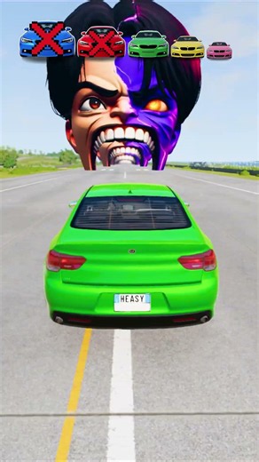 Big & Small Cars vs Jinu Kpop Demon Hunters pt.25 - BeamNG #beamngdrive #beamng #kpopdemonhunters
