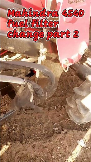 4540 Mahindra Fuel Filter Change Part 1