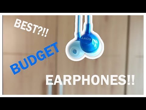 Best budget earphones?! || Sony MDR-EX14AP|| Detailed review!