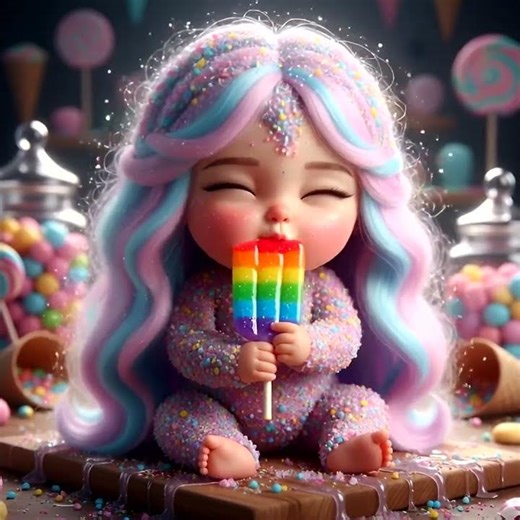 👉 Satisfying Baby Eating Candy 🍬😳 ASMR #shorts