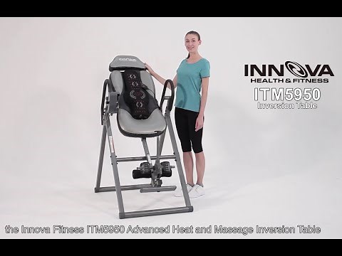 Innova Fitness ITM5950 Advanced Heat and Massage Therapeutic Inversion Therapy Table