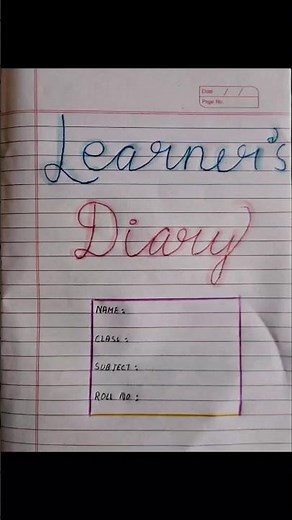 LEARNERS DIARY class 7 - UNIT - 3,4,5 😃