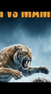 The Ice Age Killer: Sabertooth Tiger ❄️ #shorts