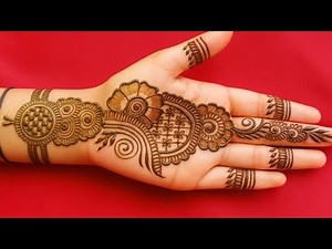 Beautiful Front Hand Mehndi Design 2025 | Easy & Elegant Floral Henna | Step-by-Step Full tutorial