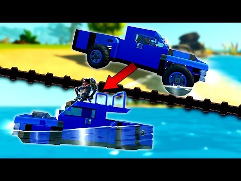 We Searched "Amphibious" on the Workshop for Land/Sea Fun! - Scrap Mechanic Workshop Hunters