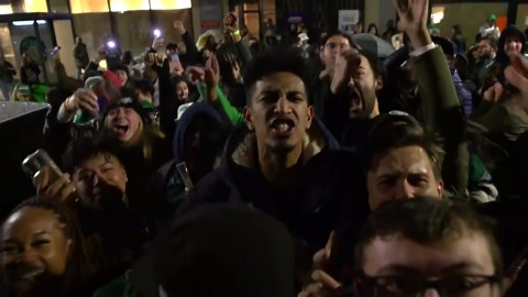 Eagles fans flood Philly streets after Super Bowl loss: ‘F–k the Chiefs’