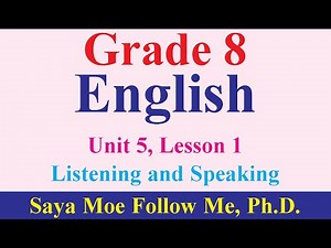 Grade 8 English: Unit 5, Lesson 1, Do you know how to use a computer