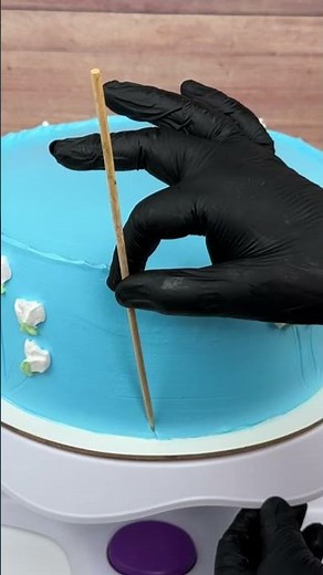 Satisfying cake decorating process #cakedecorating #satisfyingvideo