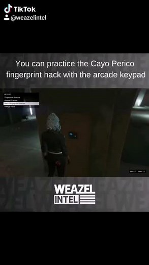 You can practice the Cayo Perico fingerprint hack with the arcade keypad