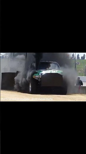 Truck Pulling Competition: Diesel Power and Black Smoke#truckpull #dieseltruck