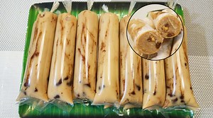 3.8M views · 11K reactions | Coffee crumble ice candy na parang ice cream.. Ingredients: 6 cups water 1 cup white sugar 3/4 cup cassava flour 1/2 tbsp black coffee 1 can 370ml evaporated milk 1 can 390g condensed milk 125g chocolate chips 40g nuts | My Simple Recipe | Facebook