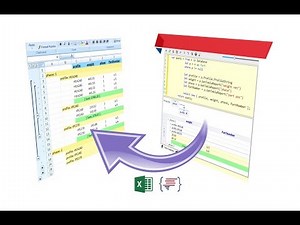 TeklaPad - Export data to Excel