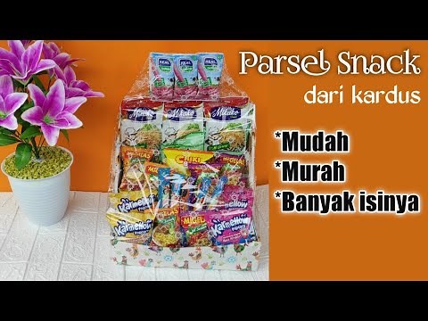Bingkisan Parsel dari Snack | Mudah & Murah | Bisa untuk hadiah /bingkisan anak ‪@RiriZDIY‬