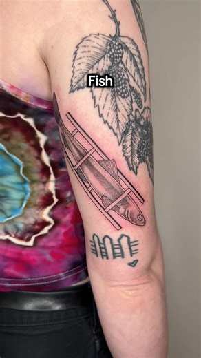 Saw this trend and had to participate 👀 #tattoos #tattooartist #fishtattoo