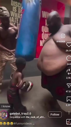 #child #bigbelly #boxing #funny #fyp